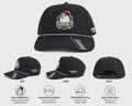 Chummies Golf “Chunked It” Performance Rope Hat – Black Snapback