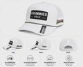 Chummies Golf Performance Rope Hat – White Snapback | Just Go Be 1 Edition