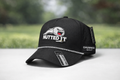 Chummies Golf “Nutted It” Performance Rope Hat – Black Snapback